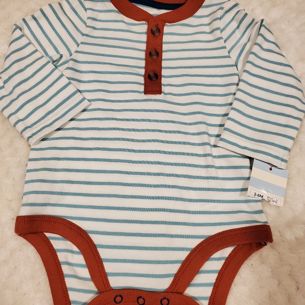 Infact Boys Onesie Shirt sz 3-6m. NWT